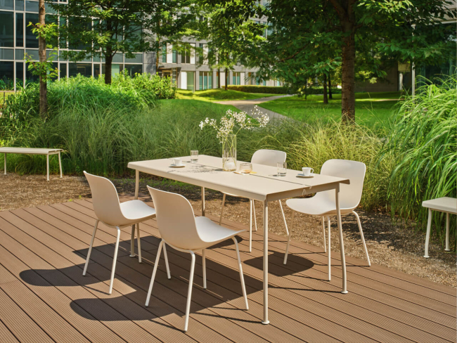 Outdoor-Tisch eckig - 3